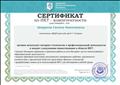 Сертификат по  ИКТ-компетентности.
Академия Интеллектуального Развития 
15.10.2019г.

